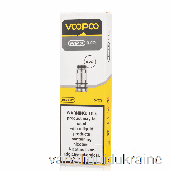 Vape Liquid Ukraine VOOPOO PnP-X Replacement Coils 0.2ohm PnP-X Coils